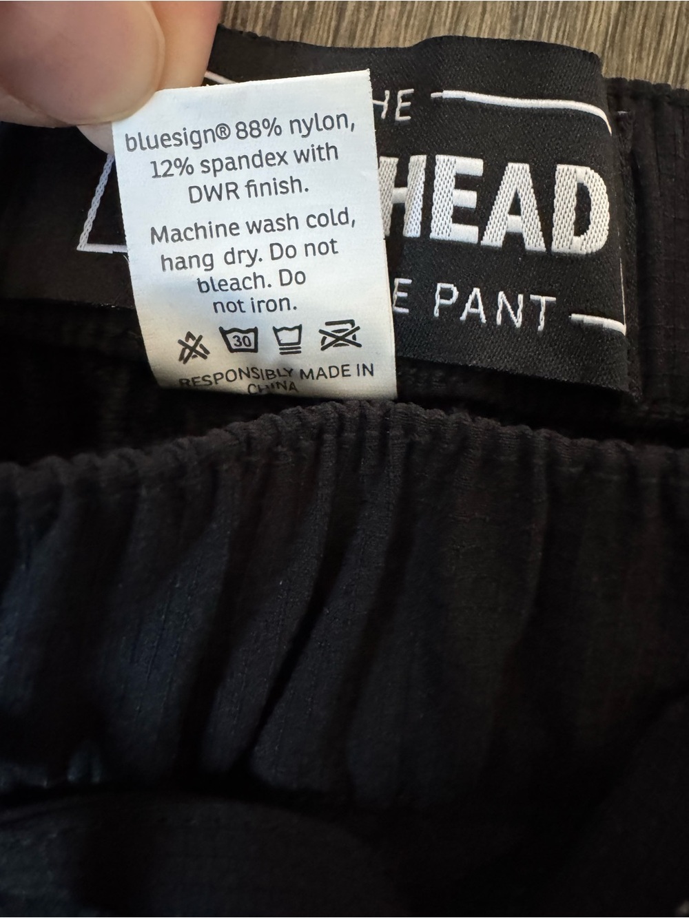 Coalatree The Trailhead Adventure Pant Unisex Black XS Slim Drawstring - Picture 3 of 10